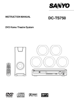 Sanyo DC-TS750 - Owners Manual 